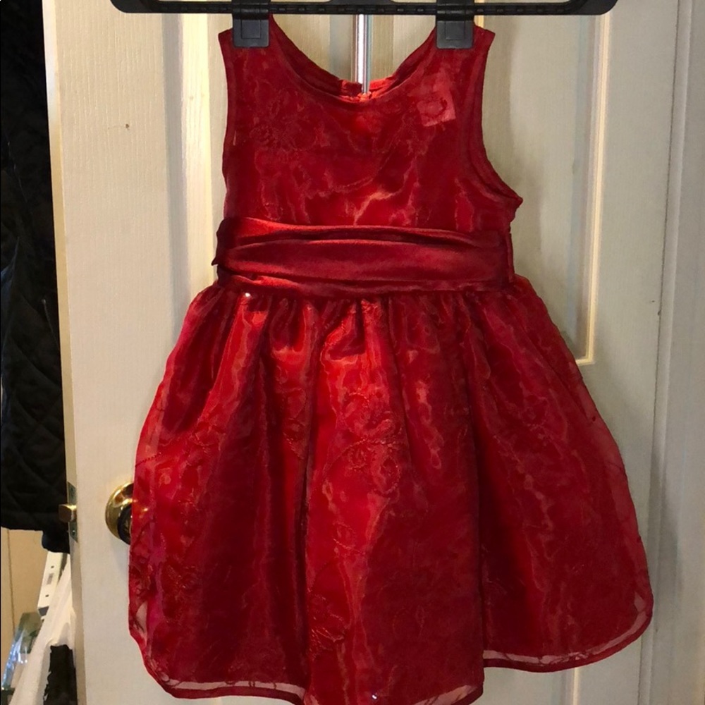 Beautiful Red Gown for Toddler Girl Size 2T